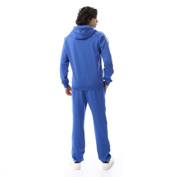 Royal_Blue_Elastic_Wais_Hooded_Tracksuit