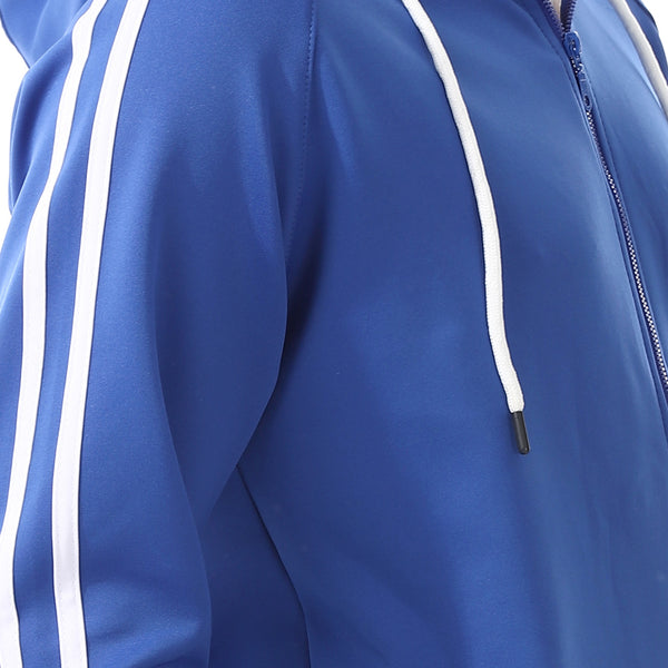 Royal_Blue_Elastic_Wais_Hooded_Tracksuit