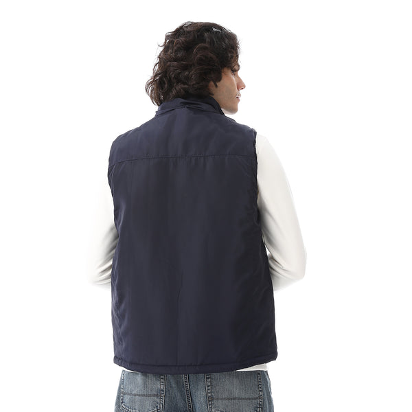 Zip_Through_Neck_Plain_Padded_Vest_-_Navy_Blue
