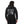 Black Kangaroo Pockets Slip On Fleeced Hoodie