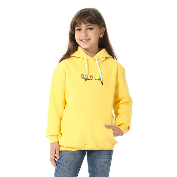 Printed_Girls_Hoodie_With_Pocket_-_Yellow