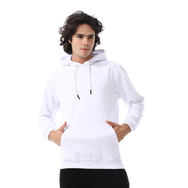 White_Long_Sleeves_Fleeced_Hoodie