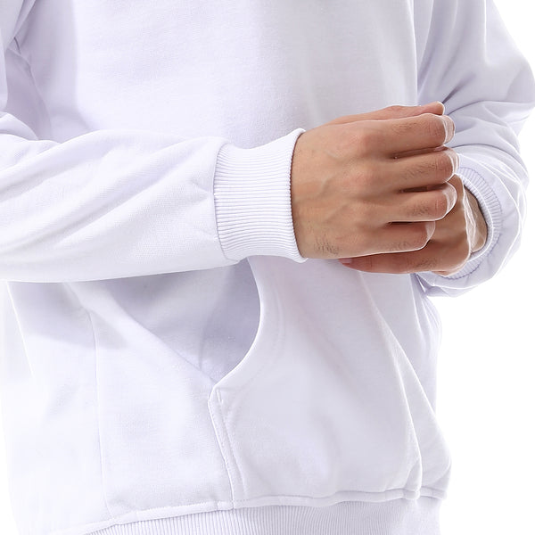 White_Long_Sleeves_Fleeced_Hoodie