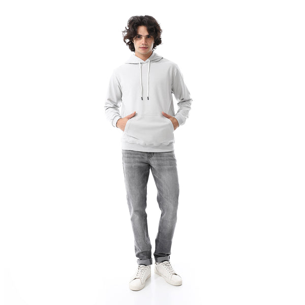 Light_Grey_Long_Sleeves_Fleeced_Hoodie