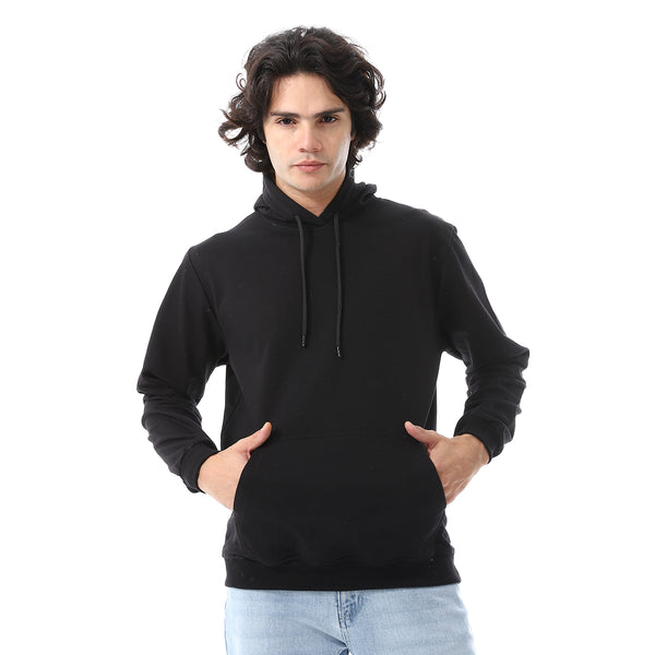 Black_Long_Sleeves_Fleeced_Hoodie