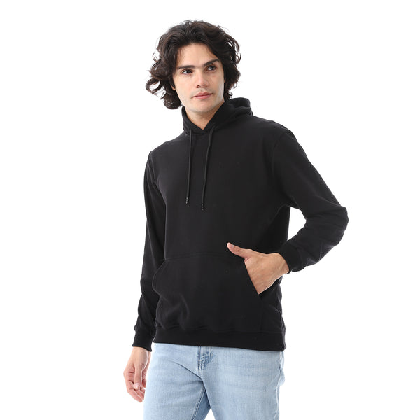 Black_Long_Sleeves_Fleeced_Hoodie