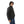 Quilted Polyester Zipper Bomber Jacket - Black