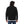 Black Turn Down Collar Padded Gabardine Jacket