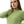Lattice Pattern High Collar Pullover - Sheen Green