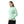 Ruffle Edges Plain Pattern Pullover - Light Green