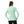 Ruffle Edges Plain Pattern Pullover - Light Green