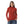 Ruffle Edges Plain Pattern Pullover - Brick Red