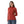 Ruffle Edges Plain Pattern Pullover - Brick Red
