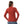 Ruffle Edges Plain Pattern Pullover - Brick Red