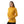 Turtle Neck Slip On Ribbed Top - Mustard