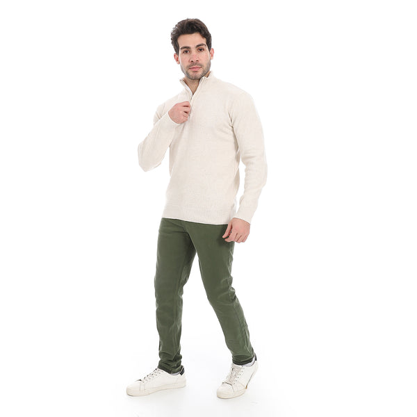 Plain_Gabardine_Fit_Trousers_-_Olive