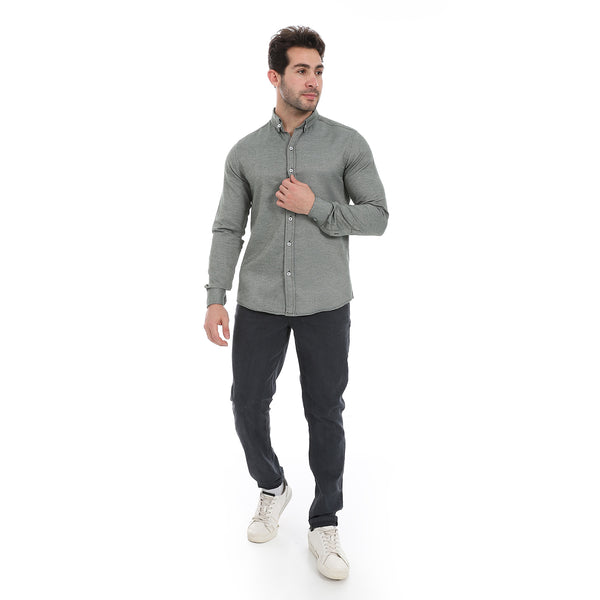 Plain_Gabardine_Fit_Trousers_-_Charocal_Grey