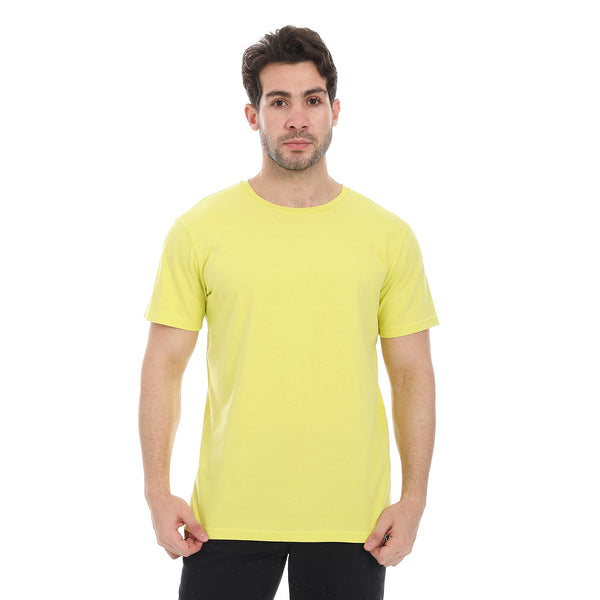 Essential_Plain_Short_Sleeves_T-Shirt_-_Yellow