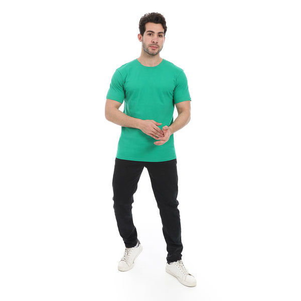 Essential_Plain_Short_Sleeves_T-Shirt_-_Green