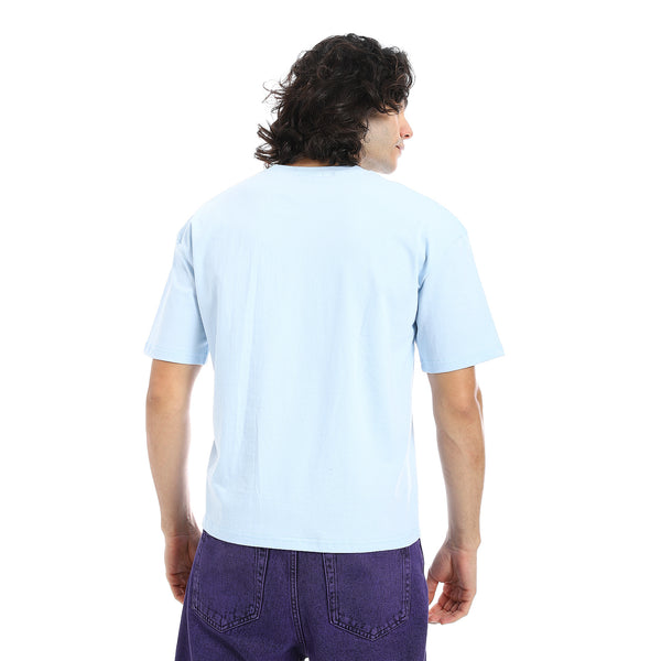Light_Baby_Blue_Crew_Neck_Short_Sleeves_T-Shirt