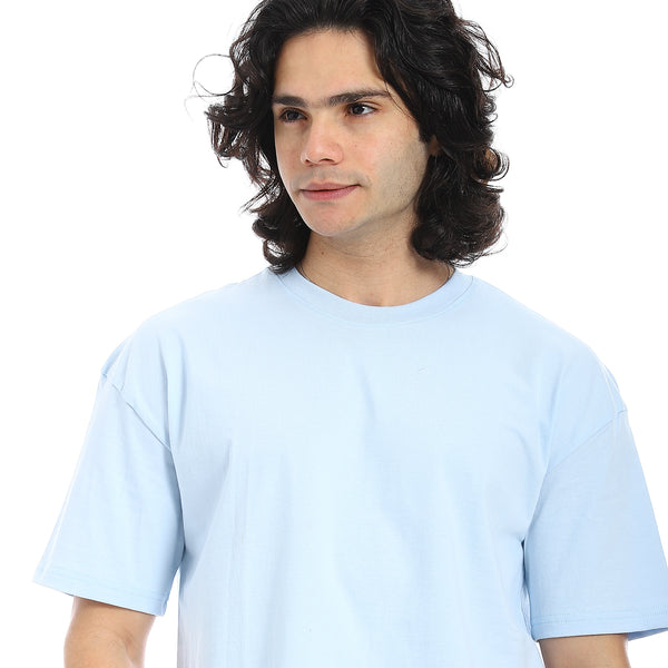 Light_Baby_Blue_Crew_Neck_Short_Sleeves_T-Shirt