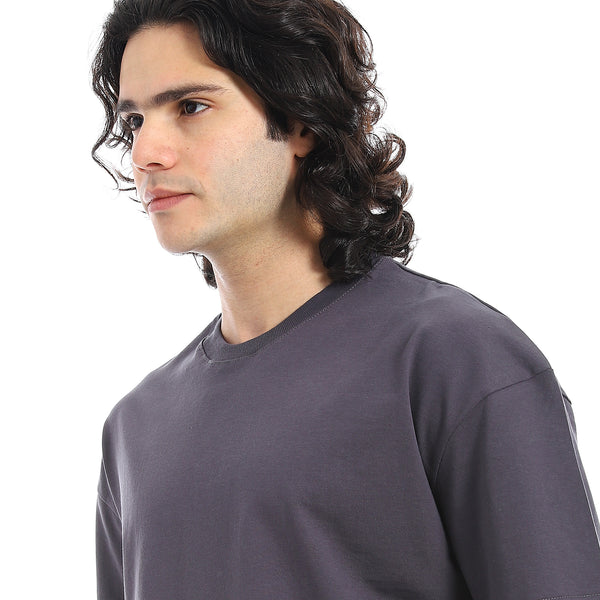 Lead_Grey_Crew_Neck_Short_Sleeves_T-Shirt