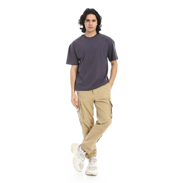 Lead_Grey_Crew_Neck_Short_Sleeves_T-Shirt