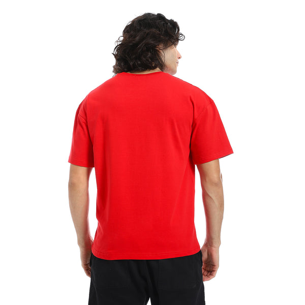 Red_Crew_Neck_Short_Sleeves_T-Shirt