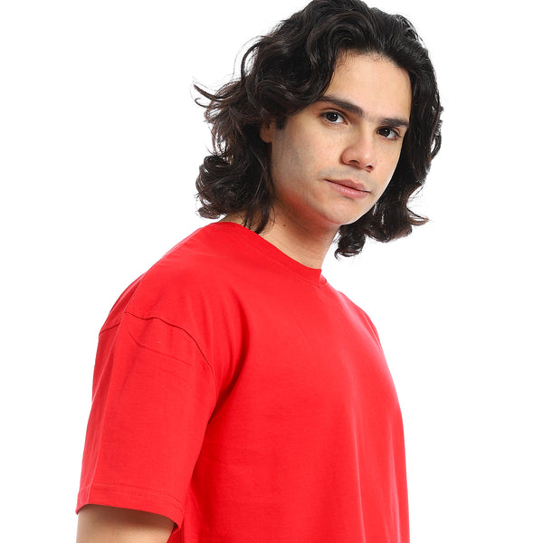 Red_Crew_Neck_Short_Sleeves_T-Shirt