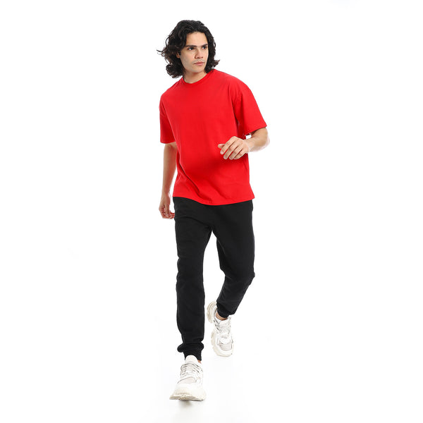 Red_Crew_Neck_Short_Sleeves_T-Shirt
