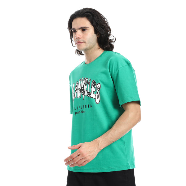 Short_Sleeves_Printed_Oversize_T-Shirt_-_Aqua_Green