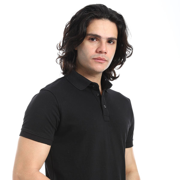 Pique_Pattern_Short_Sleeves_rose_Polo_Shirt