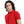 Pique_Pattern_Short_Sleeves_Red_Polo_Shirt