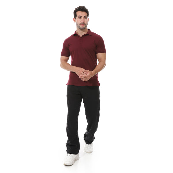 Basic_Polo_Cotton_Men's_Shirt_-_Burgundy