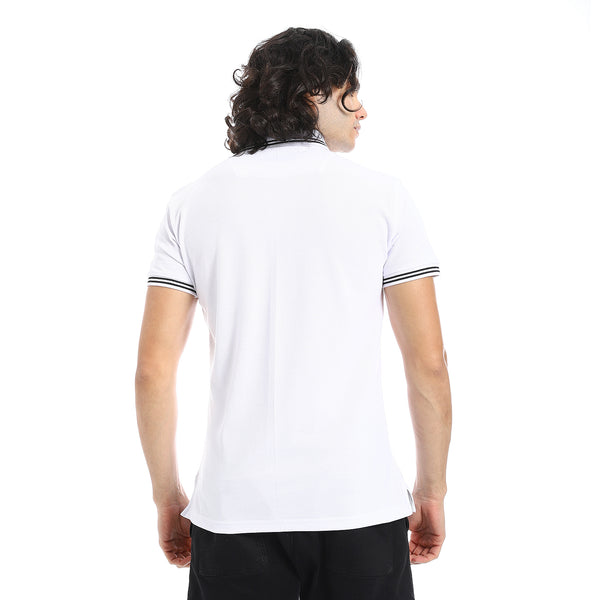 Elite_Stripe_Pique_Polo_Shirt_-_White