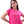 Woman_Solid_Tee_with_Half_Sleeves_-_Fuchsia