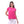 Woman_Solid_Tee_with_Half_Sleeves_-_Fuchsia