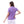Woman_Turn_Down_Collar_Solid_Polo_Shirt_-_Purple