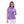 Woman_Turn_Down_Collar_Solid_Polo_Shirt_-_Purple