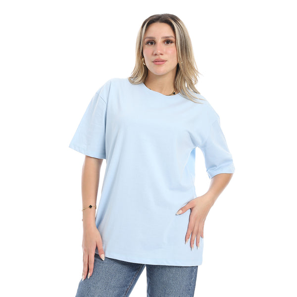 Oversized_Plain_Cotton_T-Shirt_-_Baby_Blue