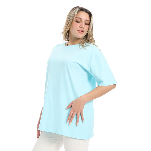 Oversized_Plain_Cotton_T-Shirt_-_Sky_Blue