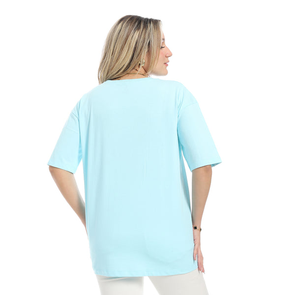 Oversized_Plain_Cotton_T-Shirt_-_Sky_Blue