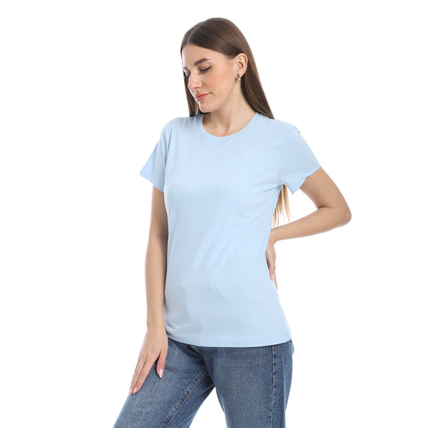 Blue_Plain_Cotton_Short_Sleeves_T-Shirt