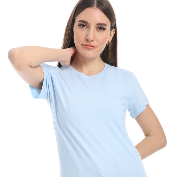 Blue_Plain_Cotton_Short_Sleeves_T-Shirt