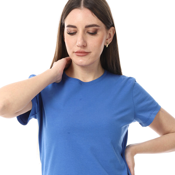 Blue_Plain_Cotton_Short_Sleeves_T-Shirt