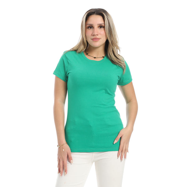 Basic_Plain_Cotton_T-Shirt_-_Green