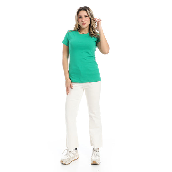 Basic_Plain_Cotton_T-Shirt_-_Green