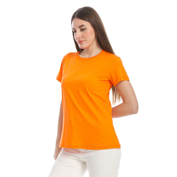 Basic_Round_Neck_T-Shirt_-_Orange