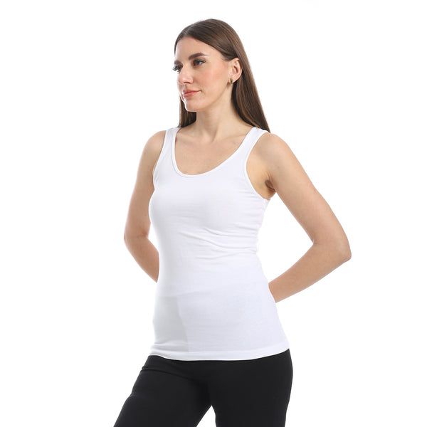 White_Cotton_Basic_Plain_Top
