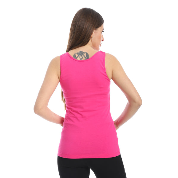 Fuchsia_Cotton_Basic_Plain_Top